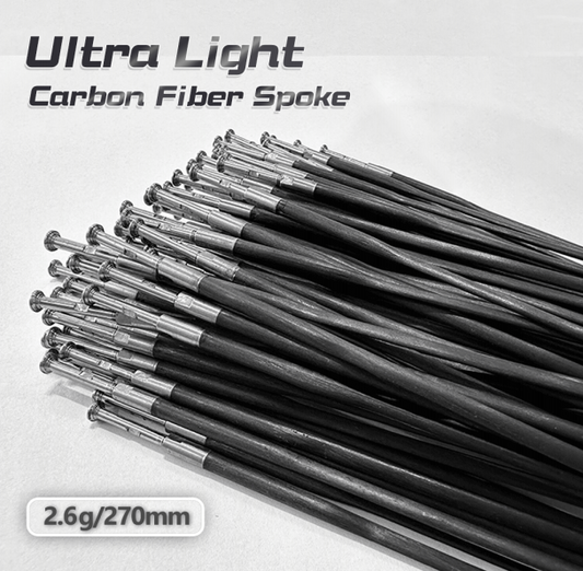 Carbon  Spoke for universal straight pull hub wheel building