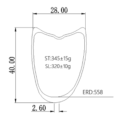 700C tubular offset carbon bicycle rims 40mm profile 28mm wide,super light option Bola