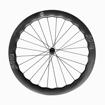 Bola 700C classic carbon bike wheelset disc brake 45mm and 50mm wave profile 28mm wide for Daily Cycling