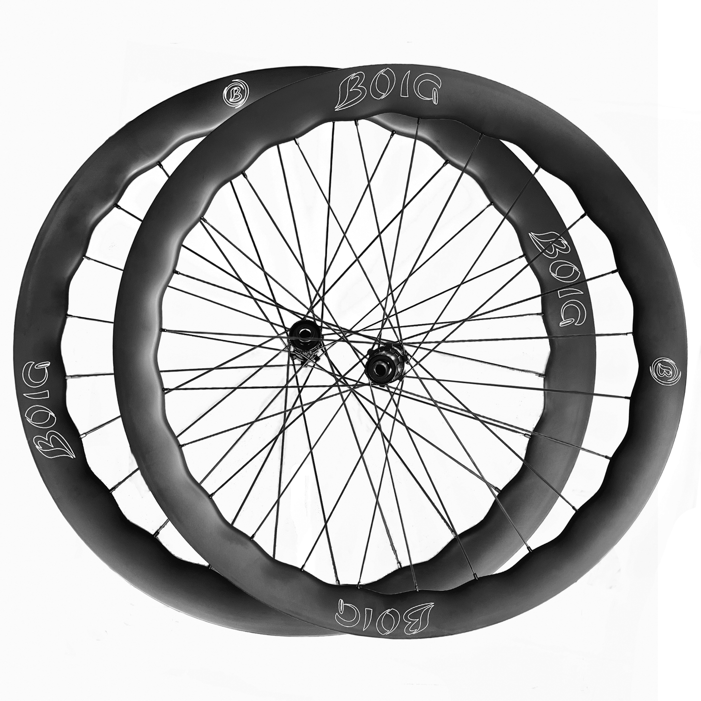 Bola 700C classic carbon bike wheelset disc brake 45mm and 50mm wave profile 28mm wide for Daily Cycling