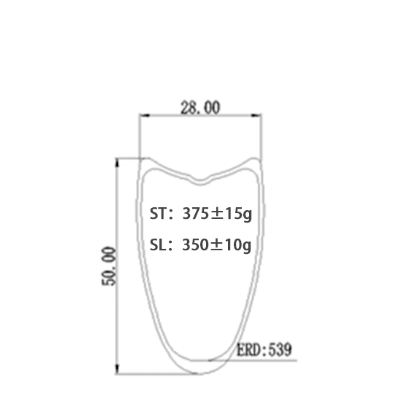 Tubular 700c carbon velo rims 50mm height 28mm wide for cycling,super light available Bola