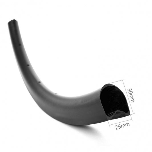 Tubular carbon rims 30mm profile  25mm wide  for Disc Brake